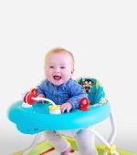 Bright Starts Giggling Safari Walker - Teal & Lime - Image 2