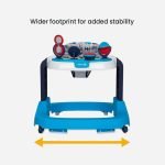Safety 1st Ready, Set, Walk Dx Developmental Baby Walker with Wheels, Baby Toys, Nantucket - Image 2