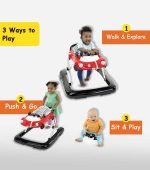Adorable Red Car Walker - Your Little One's First Racing Car! - Image 4