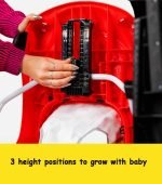 Adorable Red Car Walker - Your Little One's First Racing Car! - Image 3