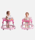 Attractive Pink Baby Walker with Play Tray