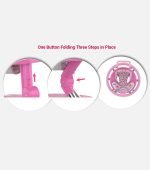 Attractive Pink Baby Walker with Play Tray - Image 4