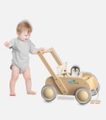 2025 HOMEKOL Wooden Baby Walker