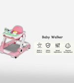 2-in-1 Baby Walker with Music Exercise Pedals & Activity Center - Image 3