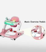 2-in-1 Baby Walker with Music Exercise Pedals & Activity Center - Image 4