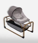 Pasha Baby Moms Anadizi Gold Baby Cradle with Mosquito Net