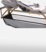 Pasha Baby Moms Anadizi Gold Baby Cradle with Mosquito Net - Image 4