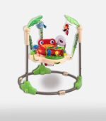 Jungle Joy Baby Activity Jumper – 360° Rotating Seat with Music & Toys (84x90cm) - Image 3