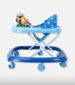 Zoobee Musical Baby Walker with Adjustable Height & Lights - Blue - Image 2